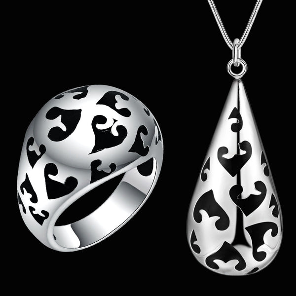 Silver Jewelry Set LST466