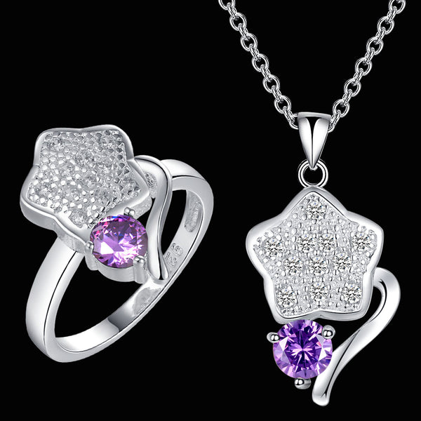 Silver Jewelry Set LST467