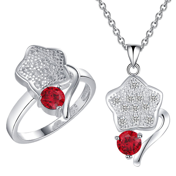 Silver Jewelry Set LST469