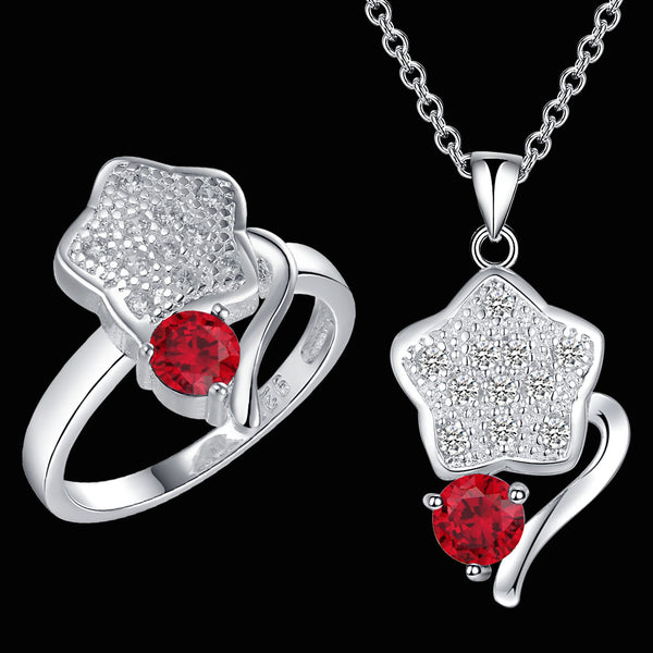 Silver Jewelry Set LST469