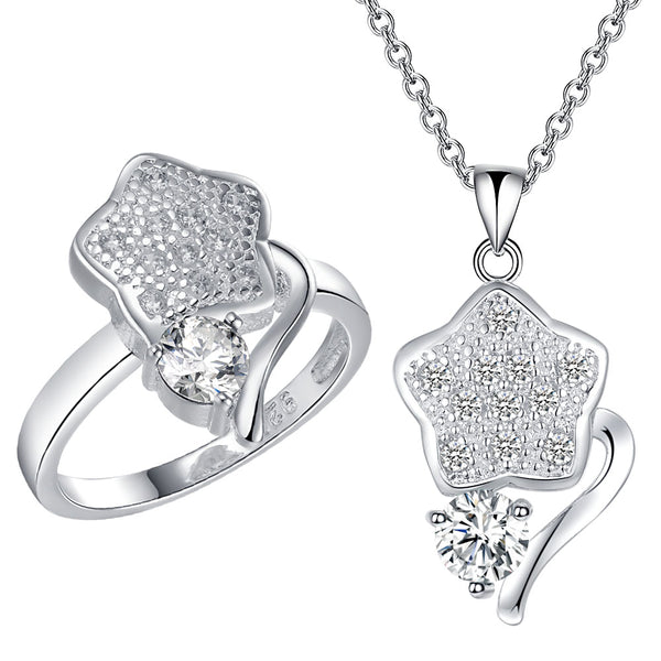 Silver Jewelry Set LST470