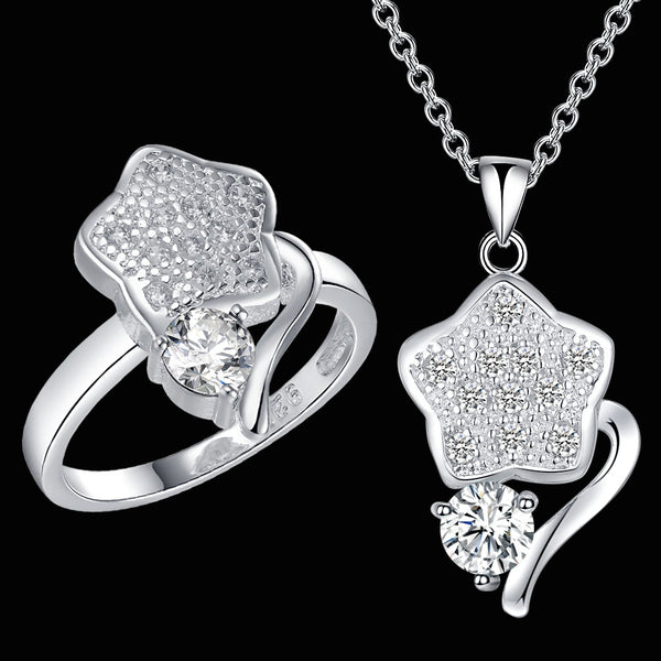 Silver Jewelry Set LST470