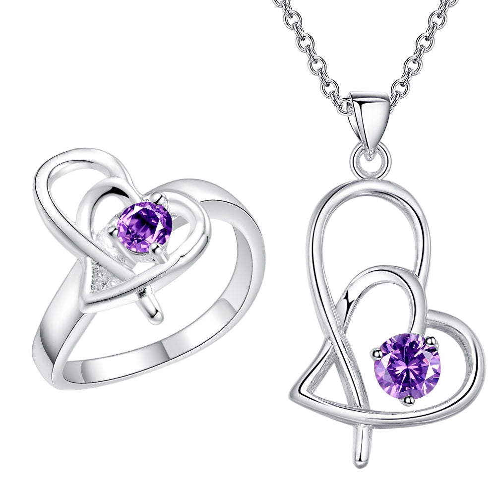 Silver Jewelry Set LST471