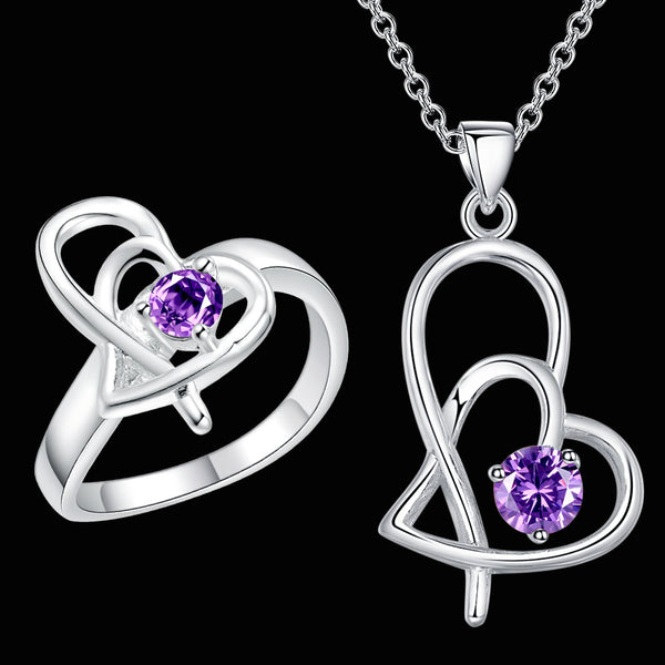 Silver Jewelry Set LST471