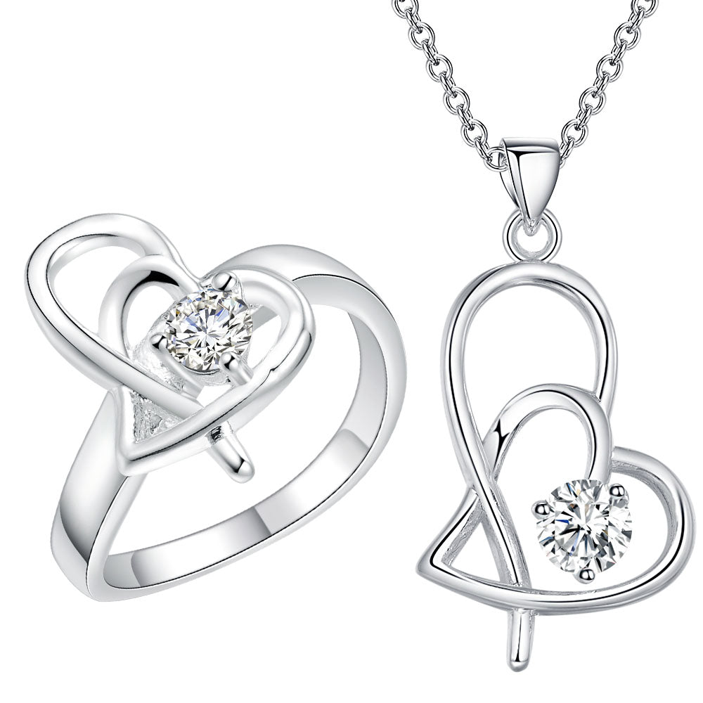 Silver Jewelry Set LST472