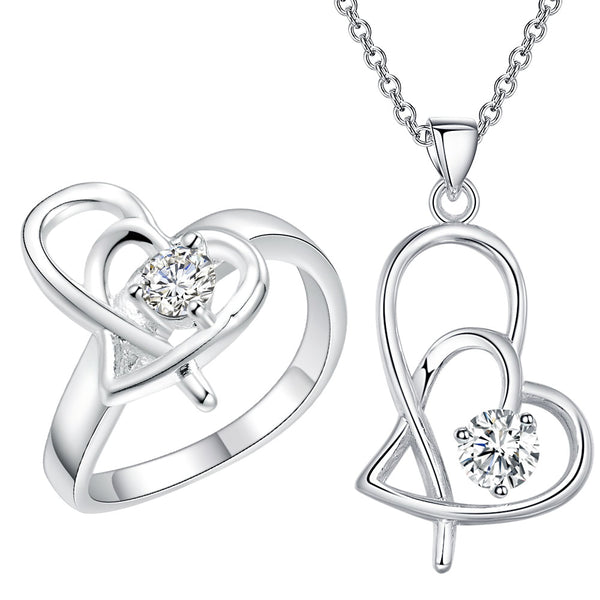 Silver Jewelry Set LST472