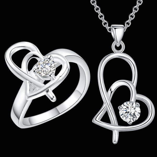 Silver Jewelry Set LST472