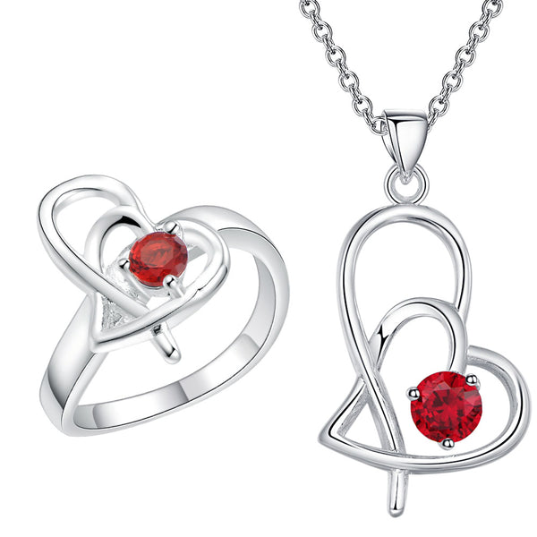 Silver Jewelry Set LST473