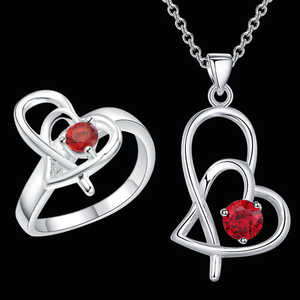 Silver Jewelry Set LST473