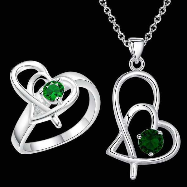 Silver Jewelry Set LST474