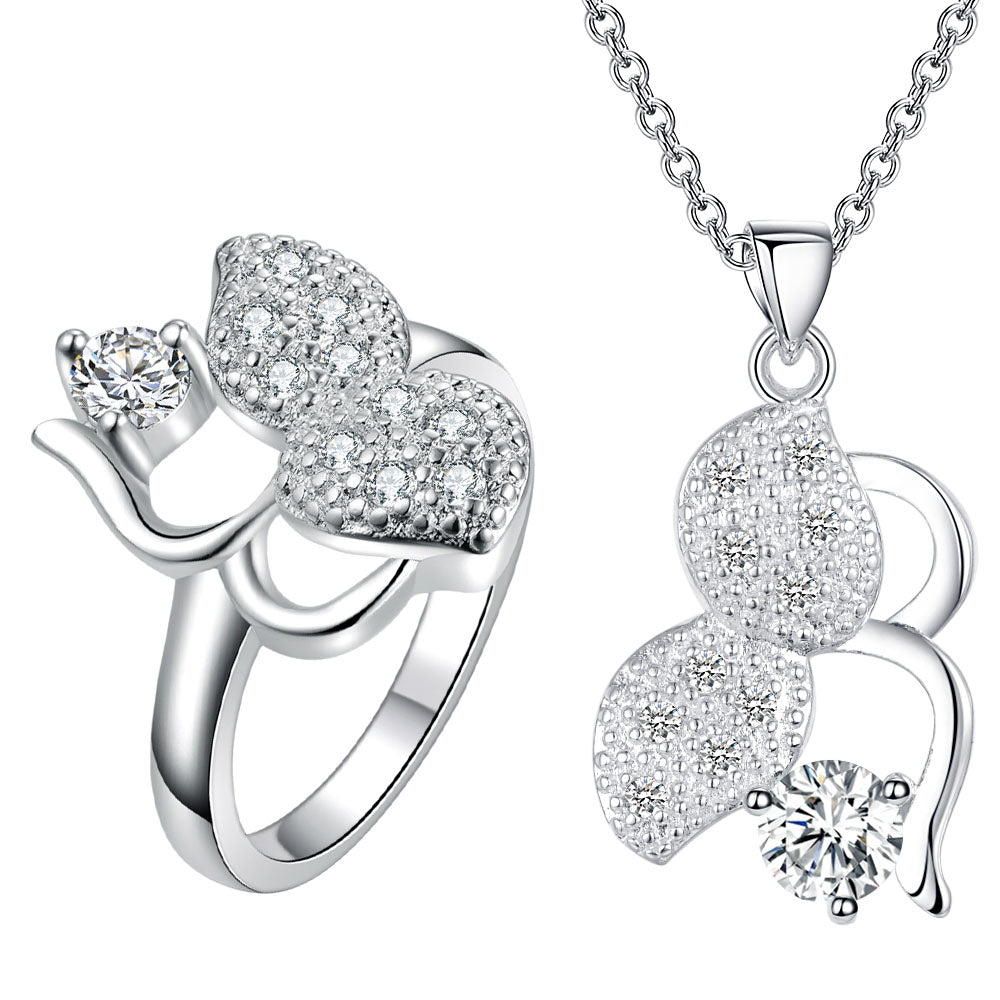 Silver Jewelry Set LST475