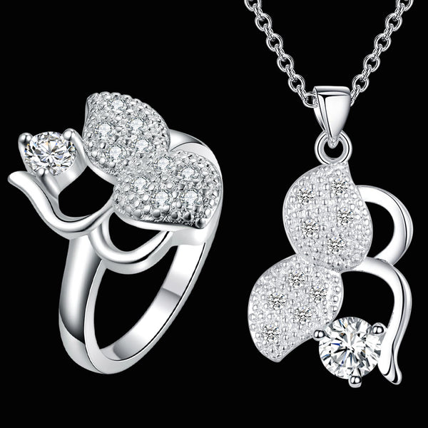 Silver Jewelry Set LST475