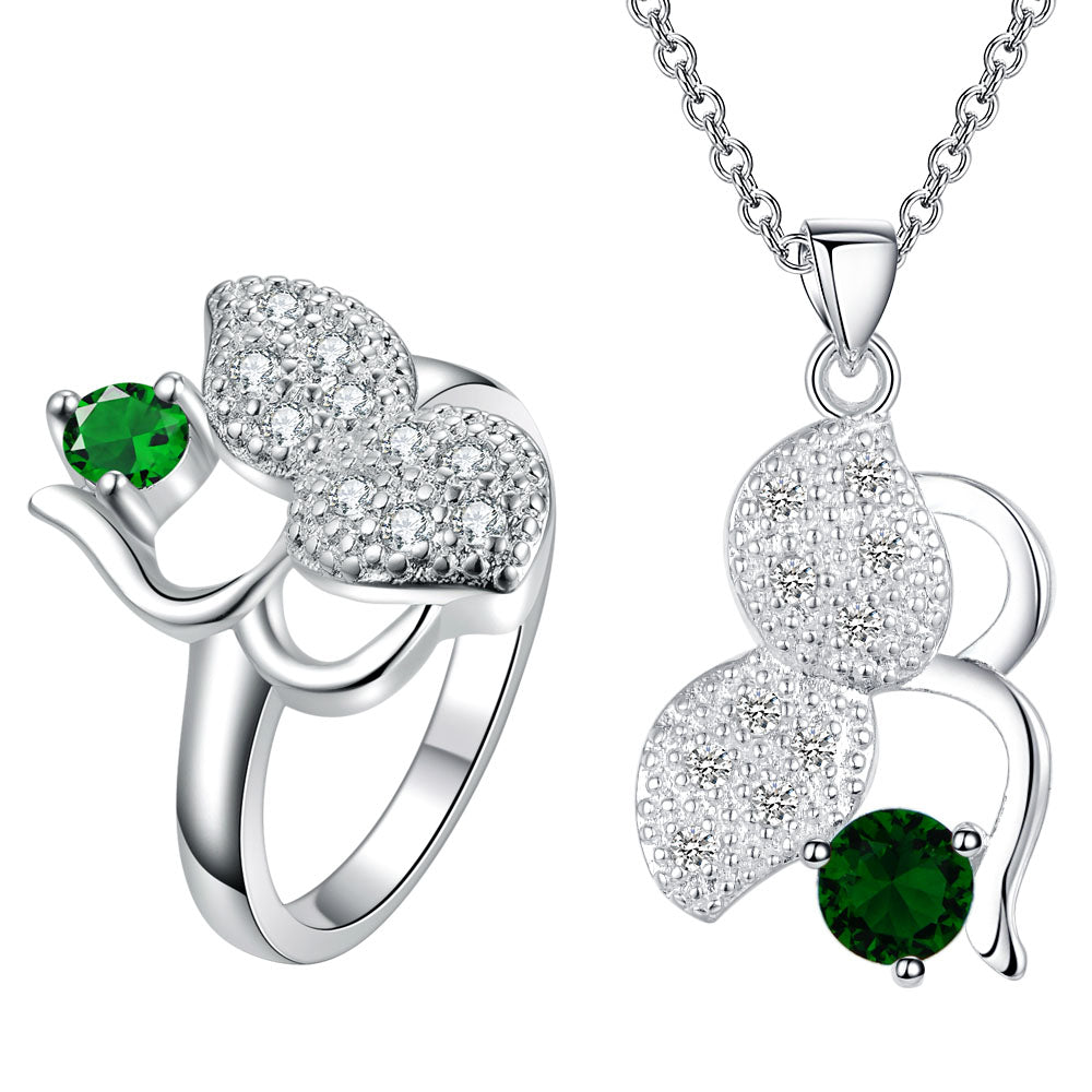 Silver Jewelry Set LST476