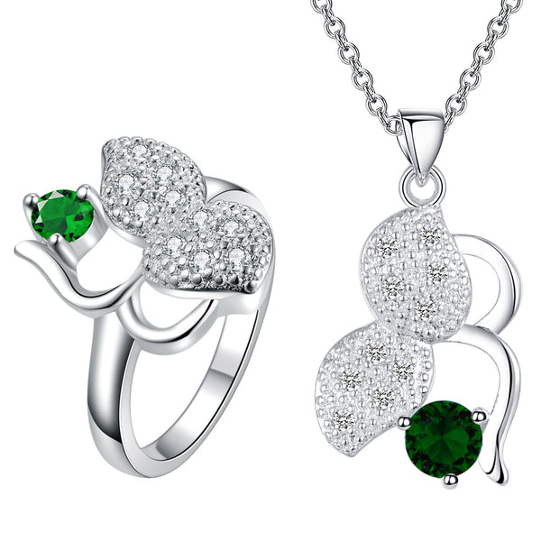 Silver Jewelry Set LST476