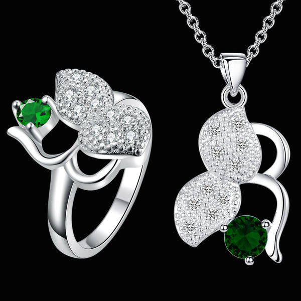 Silver Jewelry Set LST476