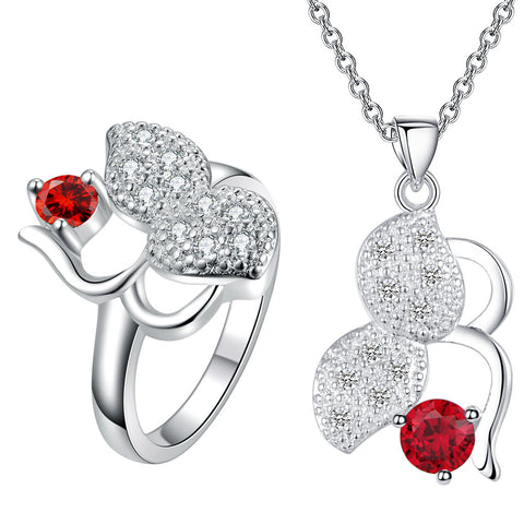 Silver Jewelry Set LST477