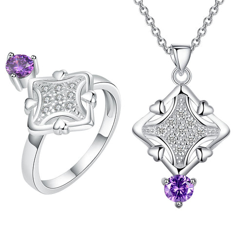 Silver Jewelry Set LST483
