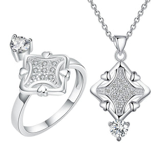 Silver Jewelry Set LST484