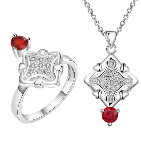Silver Jewelry Set LST485