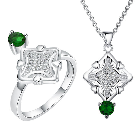 Silver Jewelry Set LST486