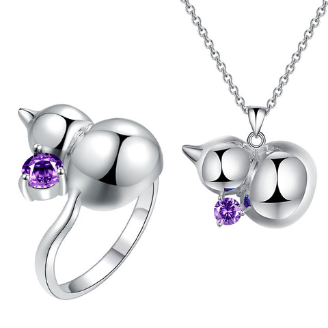 Silver Jewelry Set LST487
