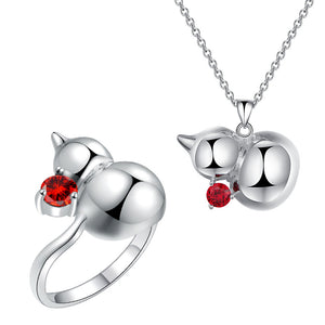Silver Jewelry Set LST488