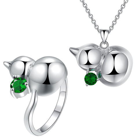 Silver Jewelry Set LST489