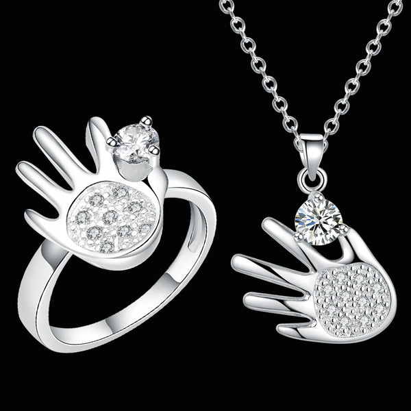 Silver Jewelry Set LST499