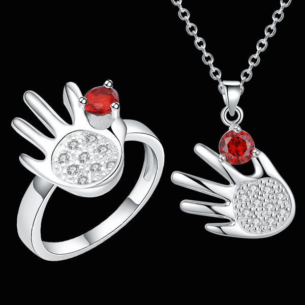 Silver Jewelry Set LST502