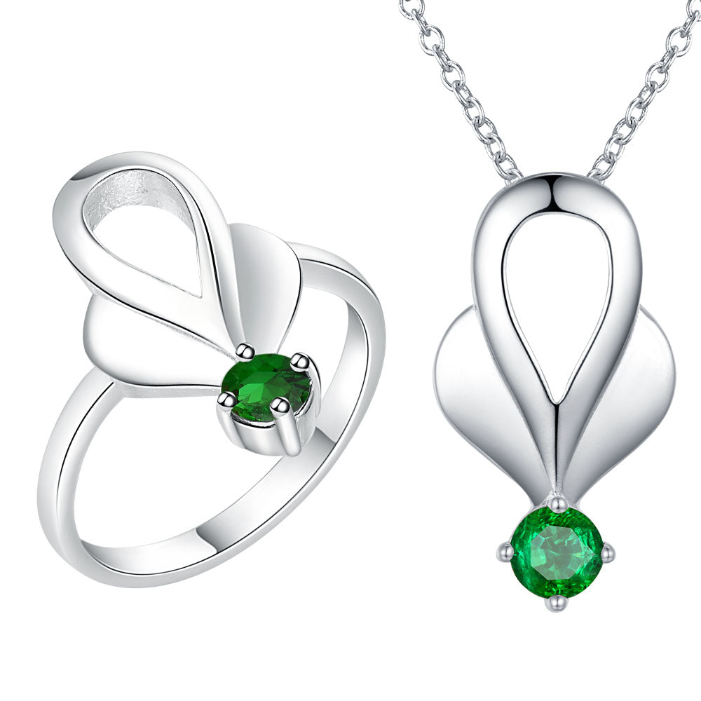 Silver Jewelry Set LST506