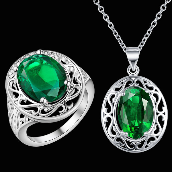 Silver Jewelry Set LST508