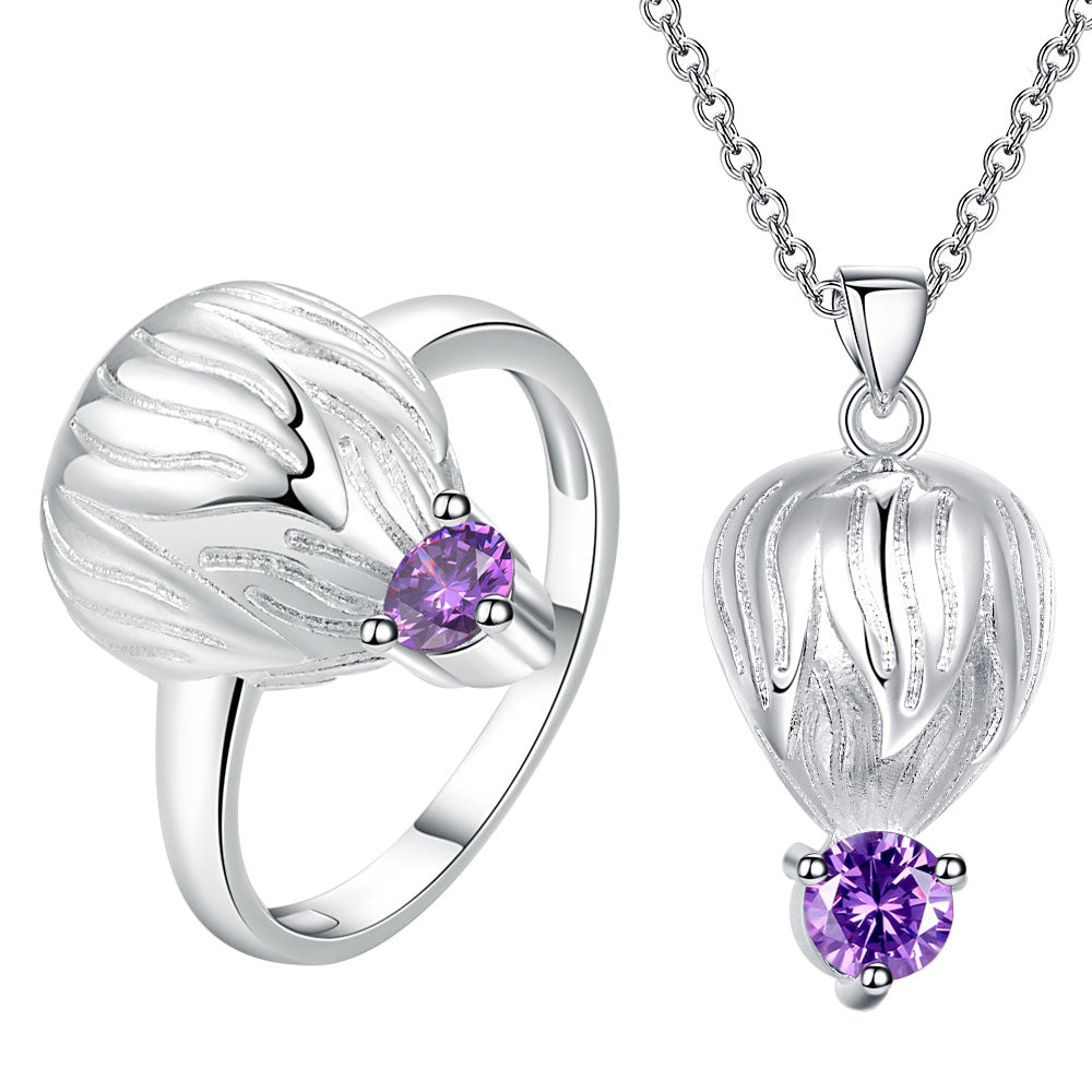 Silver Jewelry Set LST534
