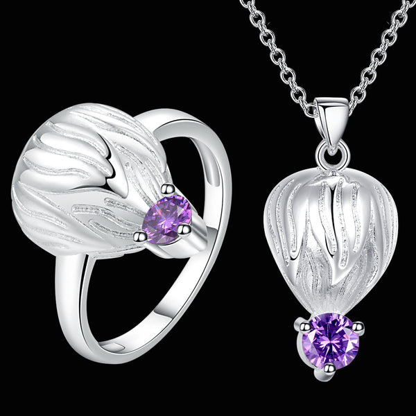 Silver Jewelry Set LST534