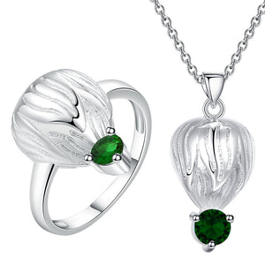 Silver Jewelry Set LST535