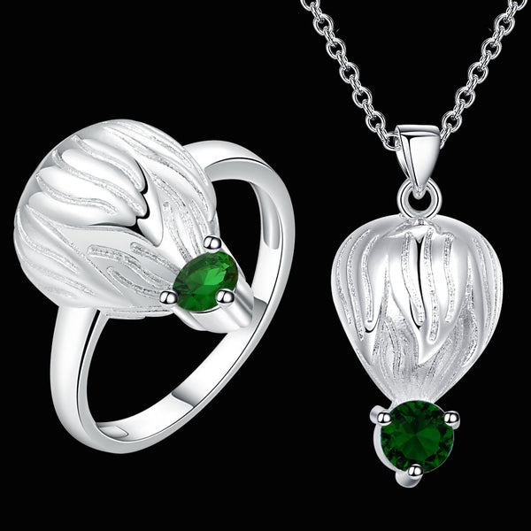 Silver Jewelry Set LST535