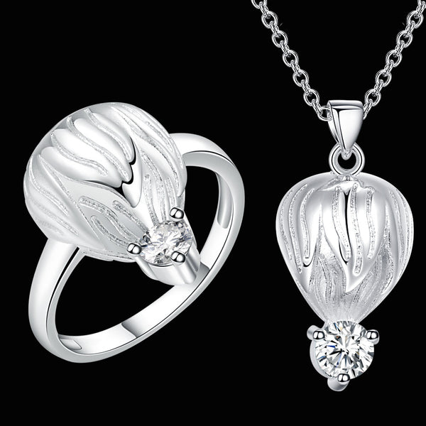 Silver Jewelry Set LST536