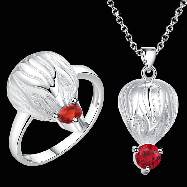 Silver Jewelry Set LST537