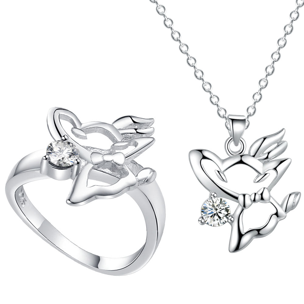 Silver Jewelry Set LST538