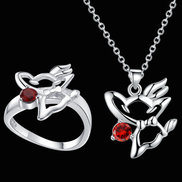 Silver Jewelry Set LST539