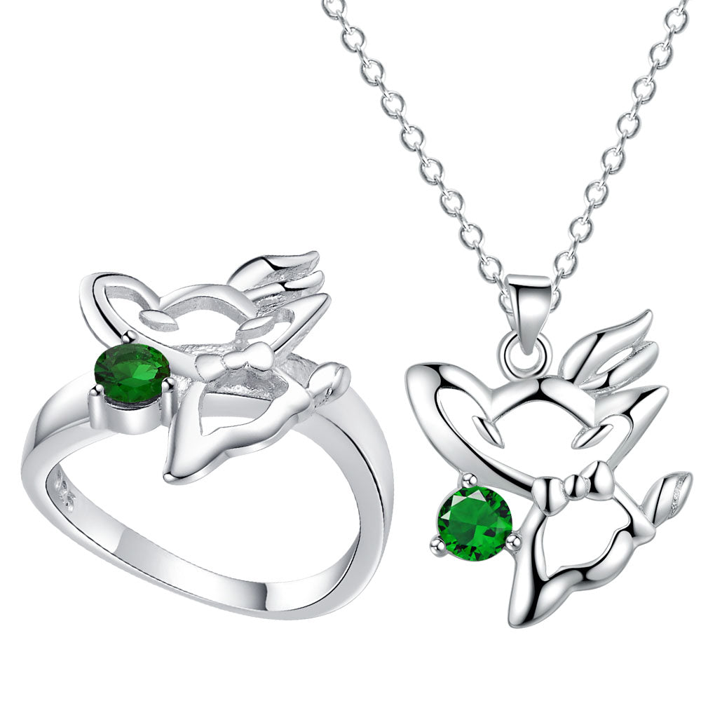 Silver Jewelry Set LST541