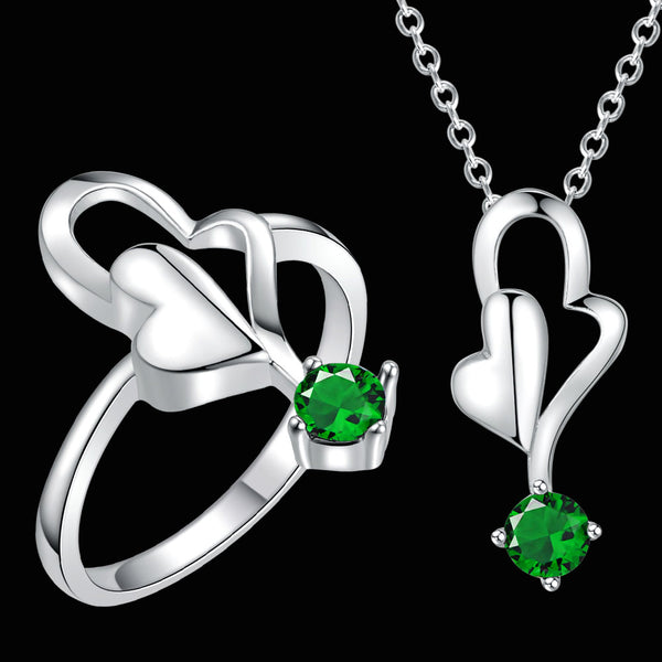 Silver Jewelry Set LST542