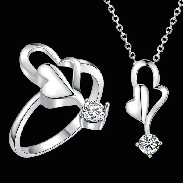 Silver Jewelry Set LST543