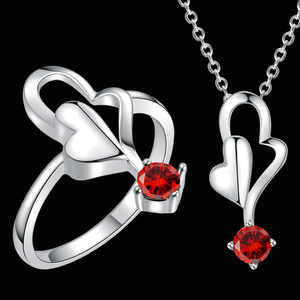 Silver Jewelry Set LST544