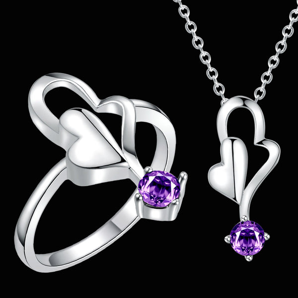 Silver Jewelry Set LST545