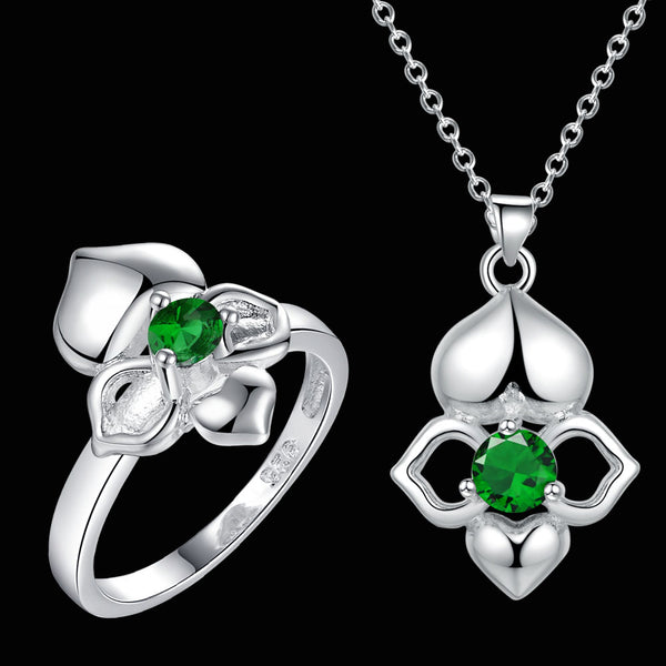 Silver Jewelry Set LST551