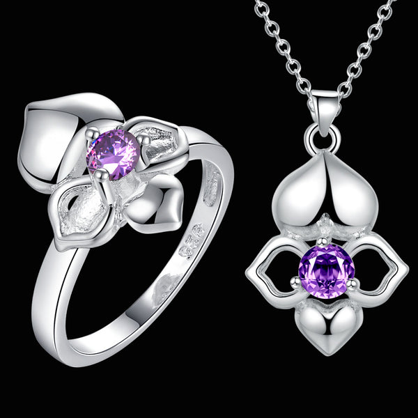 Silver Jewelry Set LST553