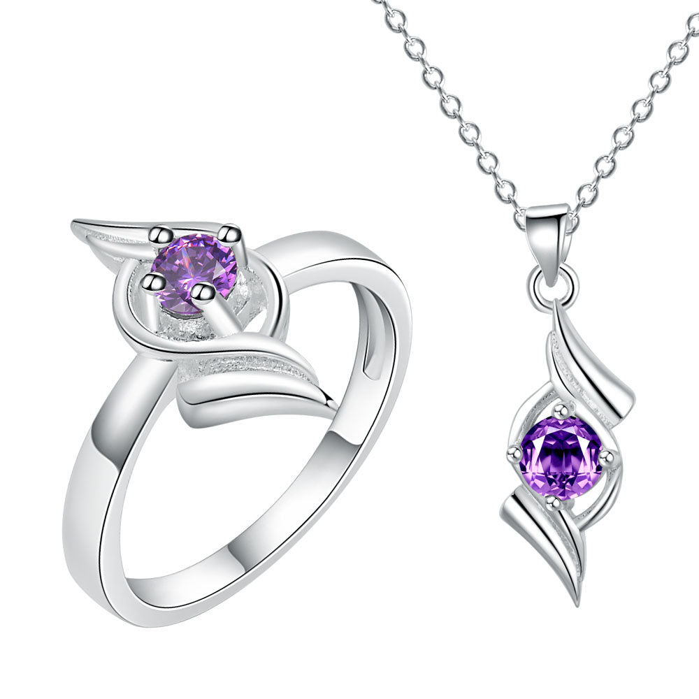 Silver Jewelry Set LST555