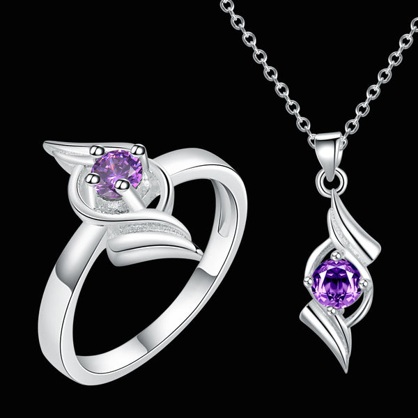 Silver Jewelry Set LST555