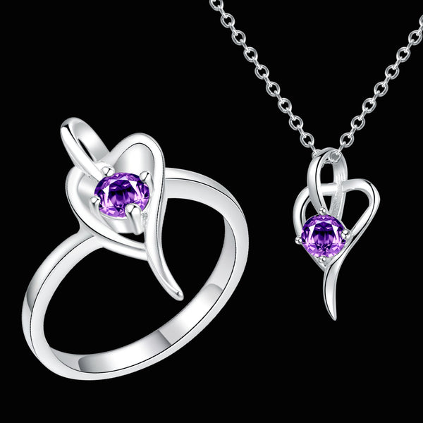 Silver Jewelry Set LST563