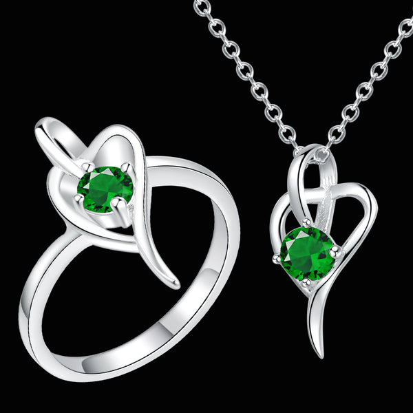 Silver Jewelry Set LST564